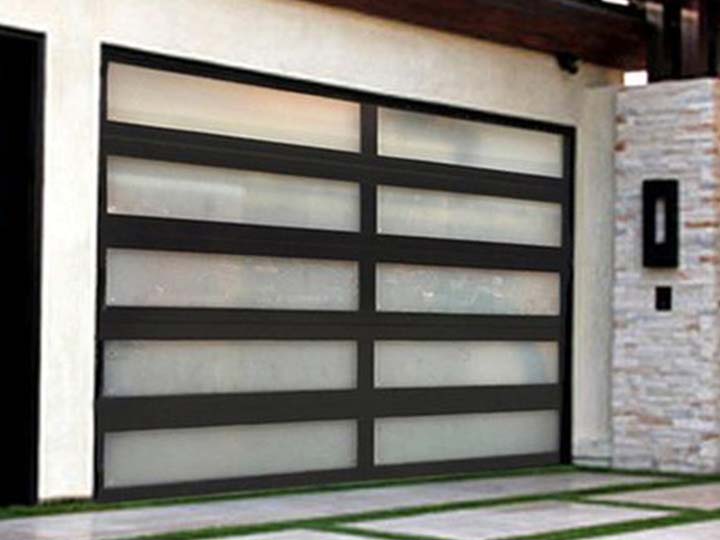 aluminum frame garage doors